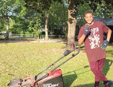Tyce moving lawns to be adopted by step-father. 