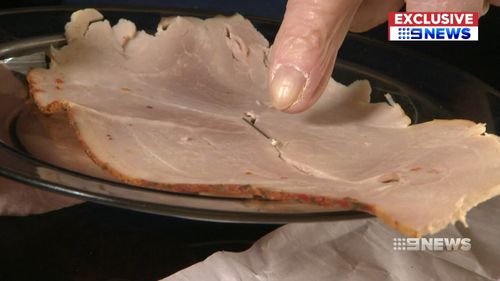 Coles are investigating after a woman reported finding a needle in her sliced meat.