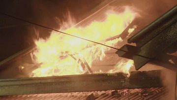 A man has been charged over an alleged arson attack that destroyed a South Brisbane home this morning.