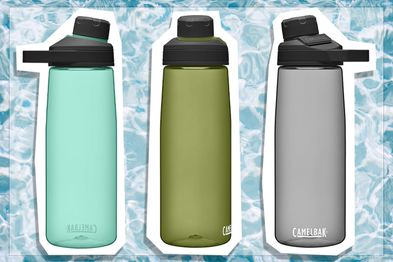 9PR: CamelBak Chute Plastic Bottle, 750mL, Coastal, Olive and Charcoal