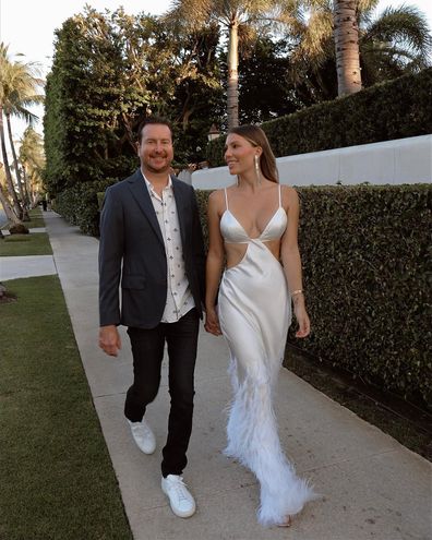 Ashley Busch posted this photo in January to mark the couple's fifth wedding anniversary.