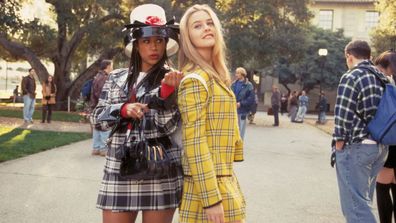 Stacey Dash plays Dionne Davenport (left) in the '90s teen romantic comedy Clueless alongside Alicia Silverstone as Cher Horowitz (right) 