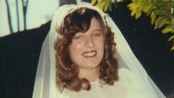Linda Reed on her wedding day.