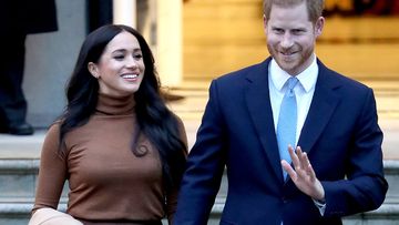 Prince Harry, Duke of Sussex and Meghan, Duchess of Sussex depart Canada House on January 07, 2020 in London, England. 