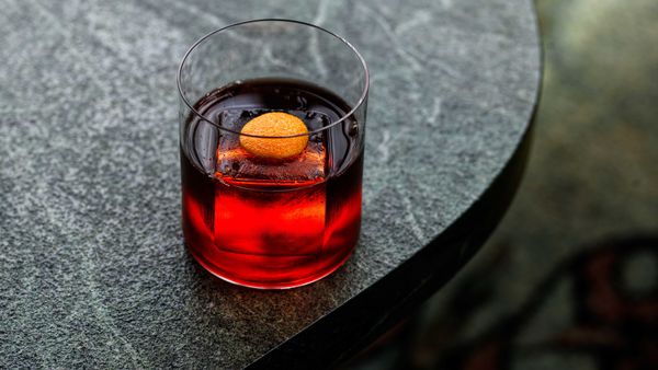The premium negroni at a'Mare, Crown Towers Sydney