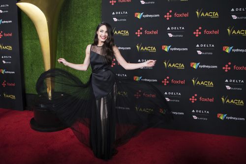 Australian actress Mallory Jansen at the annual AACTA International Awards. (AAP)