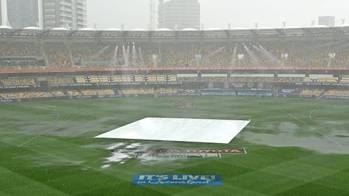 The Gabba before the 2020 AFL grand final