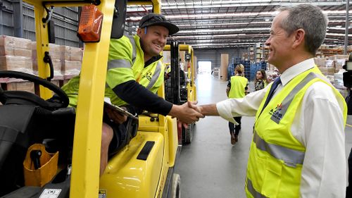 "If you are doing the same job, you should get the same pay," Mr Shorten says. Picture: AAP