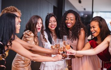 Stock image of bachelorette party