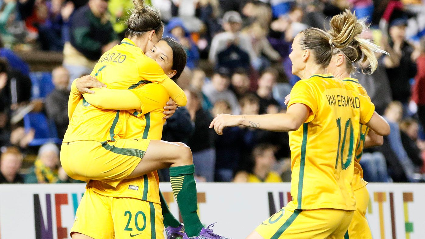 Football news: Sam Kerr stars as Matildas beat Brazil again