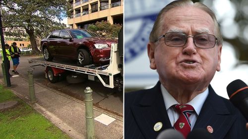 Conservative MP Fred Nile crashes car outside NSW Parliament