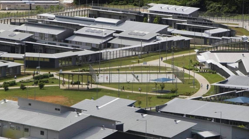The high security part of the Christmas Island detention centre run by Australia. It's an example of the kind of facility where refugees can end up spending years at.