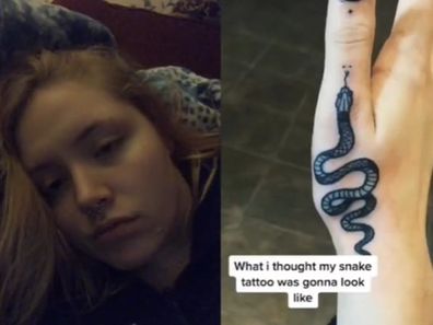 Lauren snake tattoo fail reveal