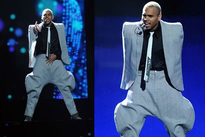 Some things are just unforgiveable ...like Chris Brown's pants at the BET awards.