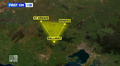 The rock was discovered in Victoria's "Golden Triangle", an area from Ballarat across to Bendigo and up to St Arnaud.