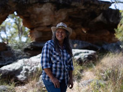 Keelen Mailman OAM is a proud Bidjara woman who survived domestic violence and is now an ambassador.