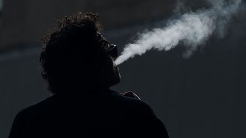 Vaping is becoming increasingly popular among young men.