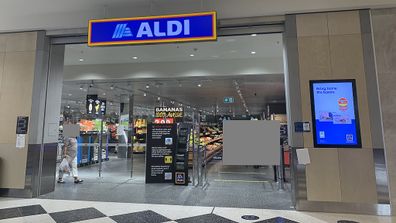 Aldi shopfront Castle Towers