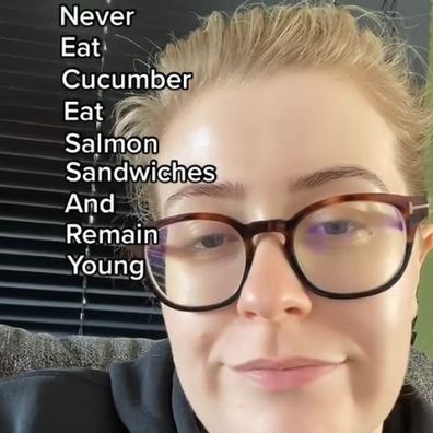Woman pronounces cucumber wrong