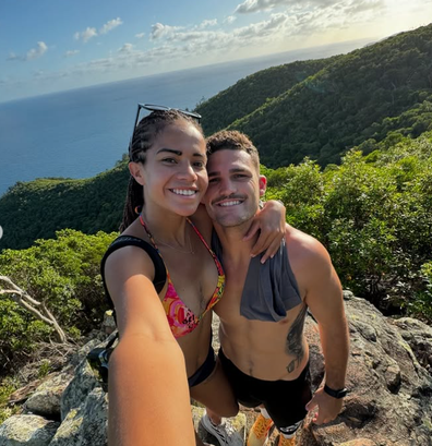 Nathan Cleary and Mary Fowler holiday in QLD
