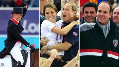 Royals At The Olympic Games Photos Of The Queen Zara Phillips Princess Mary And More