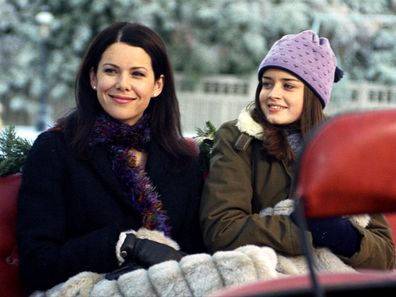 Christmas scene from Gilmore Girls