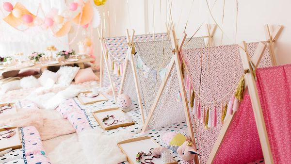 Tee pee for me: every little girl's dream. Image: Kas Richards/supplied