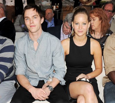 Nicholas Hoult and Jennifer Lawrence