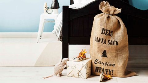 Hessian Santa sack