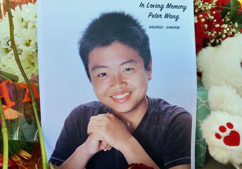 Peter Wang has been remembered as a hero for helping to save escaping students in the Florida school shooting. (AP).