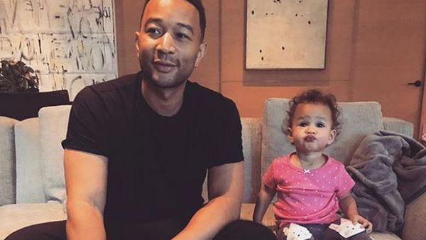 Legendary: John Legend sticks up for his wife when she's mummy shamed. Image: Instagram