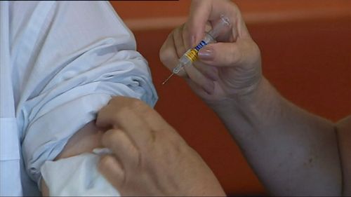 Up to 120 customers are turning up to Chemist Warehouse city stores wanting the flu vaccine. (9NEWS)