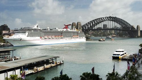 The Carnival Spirit in Sydney.