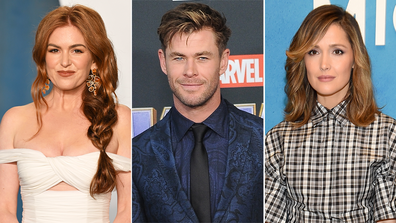 Aussie in Hollywood: Isla Fisher, Chris Hemsworth and Rose Byrne.