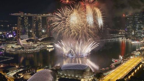 Singapore ushers in the new year in style.