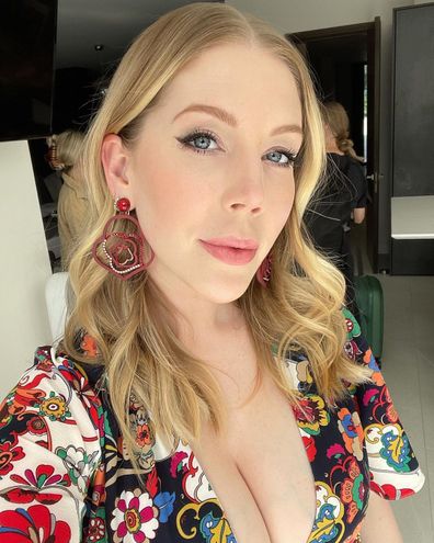 Actress Katherine Ryan revealed she hid her pregnancy because she was afraid of losing the opportunity to work.