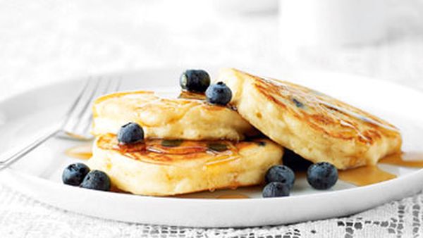 Blueberry pancakes