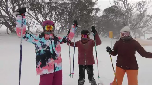 Thredbo has received 55cm of snow since the storm began on Thursday. (Thredbo)