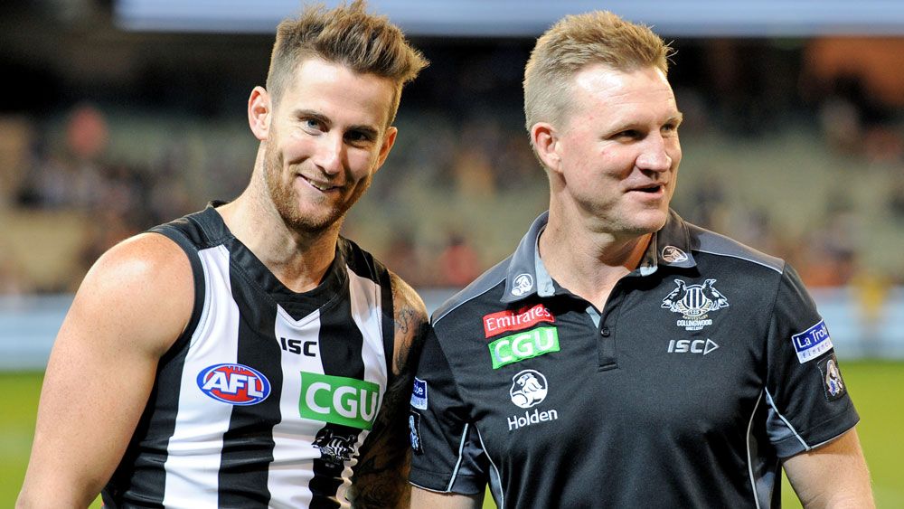 Collingwood ease pressure on coach Nathan Buckley after ending Geelong's unbeaten run in AFL
