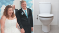 Why this couple chose to get married in a servo bathroom