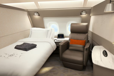 Singapore Airlines A380 first class