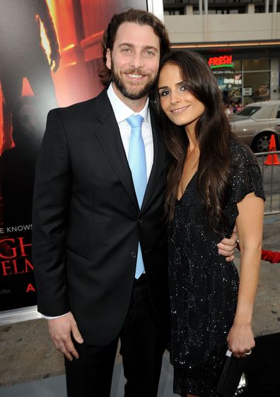 Producer Andrew Form and actress Jordana Brewster arrive at the Los Angeles premiere of "A Nightmare On Elm Street" held at Grauman's Chinese Theatre on April 27, 2010 in Hollywood, California.