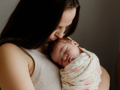 Amy Lyall and her daughter