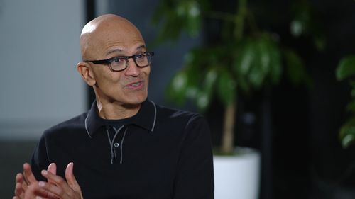 L'amministratore delegato di Microsoft, Satya Nadella.