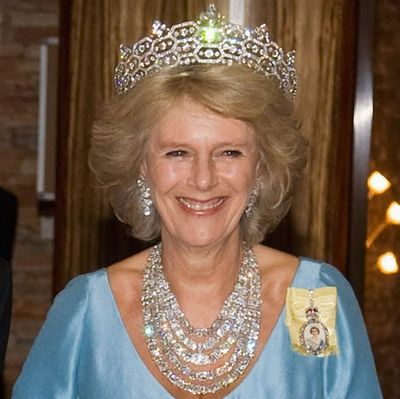 Camilla, the Queen Consort: The Greville Festoon necklace & Greville tiara