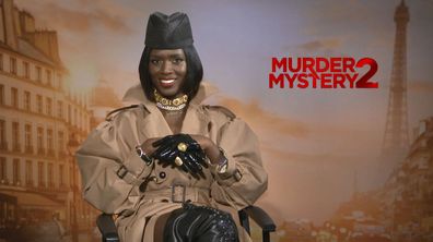 Jodie Turner-Smith talks to 9Honey Celebrity about her role in Murder Mystery 2
