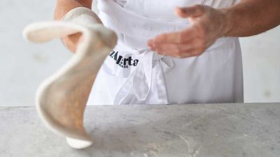 Recipe: <a href="http://kitchen.nine.com.au/2017/08/25/13/37/stefano-manfredis-basic-pizza-dough-direct-method" target="_top" draggable="false">Stefano Manfrei's basic pizza dough</a>