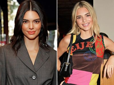 Celebrity Hair Transformations Before And Afters Kendall Jenner