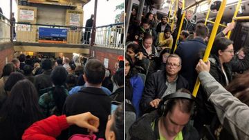 Peak hour chaos with trains delayed up to 80 minutes