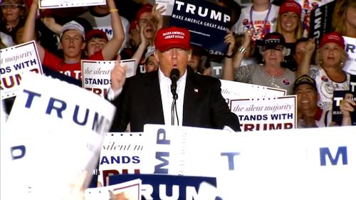 Man charged over bomb threat to Donald Trump rally